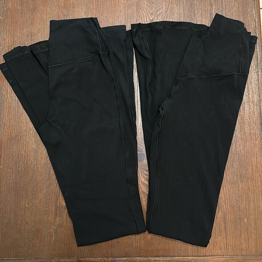 2 pair Aerie MLONG Flare Leggings